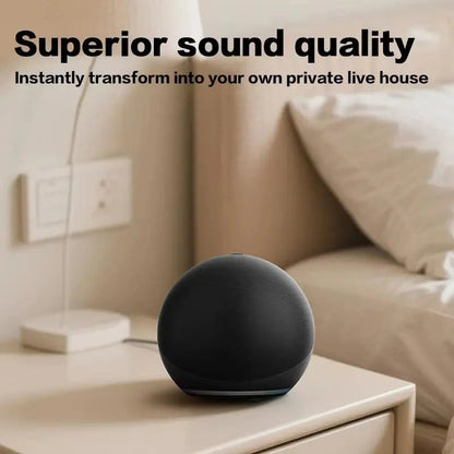 Mini RGB Multifunctional Portable Wireless Speaker with Button, Built-In Li-Ion Cell, Compact Stereo Audio, USB Charging, Waterproof Subwoofer, RGB Lights for Outdoor/Home Use, Compatible with Smartphones & Memory Cards