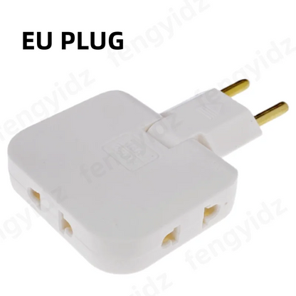 3 in 1 EU Power Socket Plug Adapter Foldable US to EU Travel Aadapters Power Converter KR Plug Electrical Socket AC Outlet